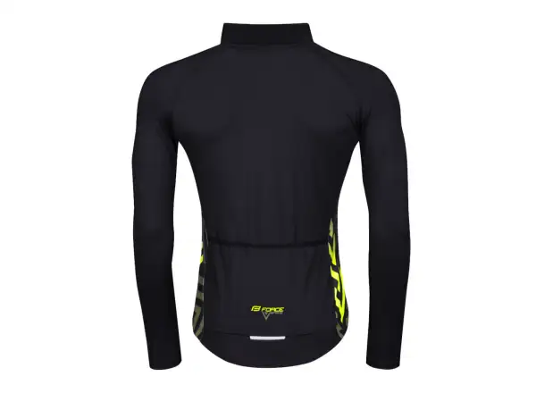 Force Spike pánský dres dlouhý rukáv černá/fluo