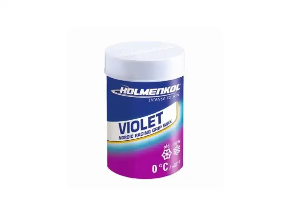 Holmenkol Grip Violet stoupací vosk 45 g