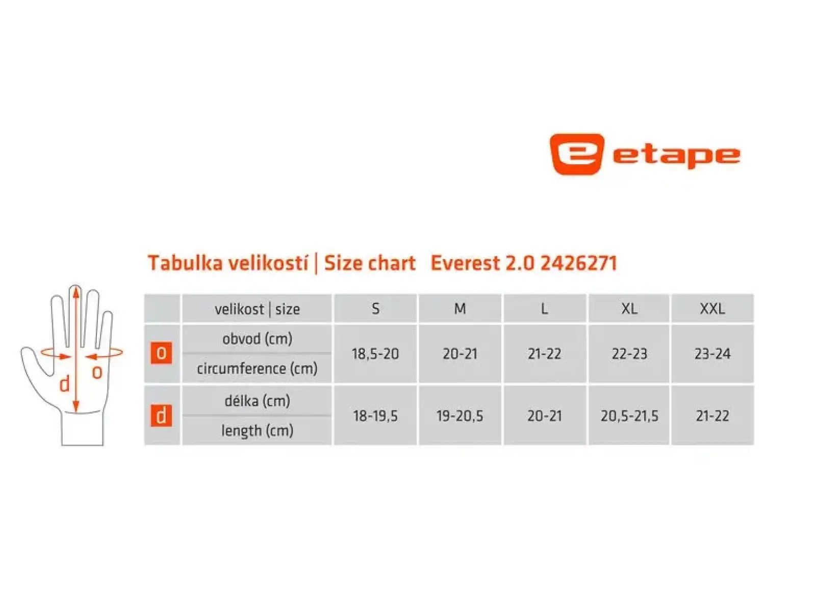 Etape Everest 2.0 zimní rukavice černá/reflex