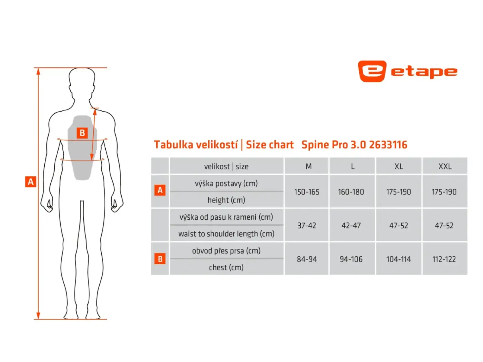 Etape Spine Pro 3.0 pánský chránič páteře