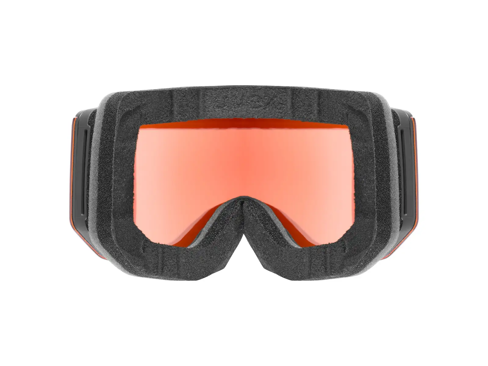 Uvex Lace Attract FM lyžařské brýle black matt/red - orange