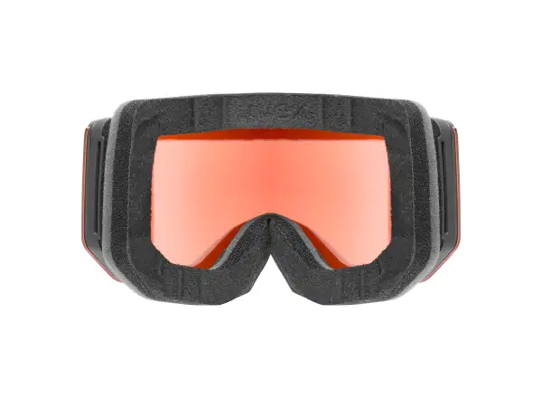 Uvex Lace Attract FM lyžařské brýle black matt/red - orange