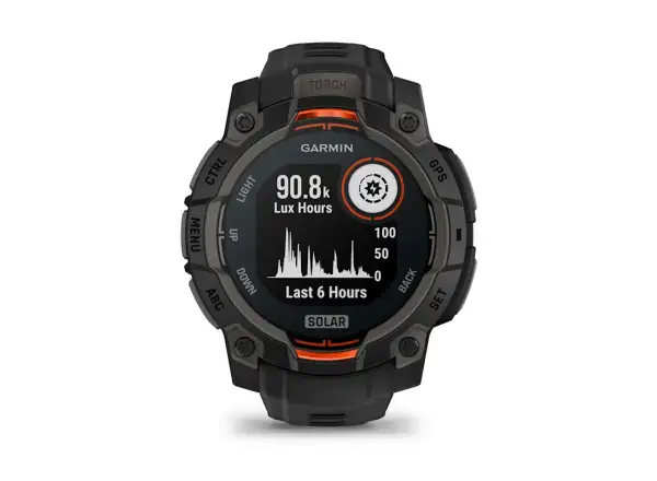 Garmin Instinct 3 Solar 45 mm chytré hodinky černá/černý pásek