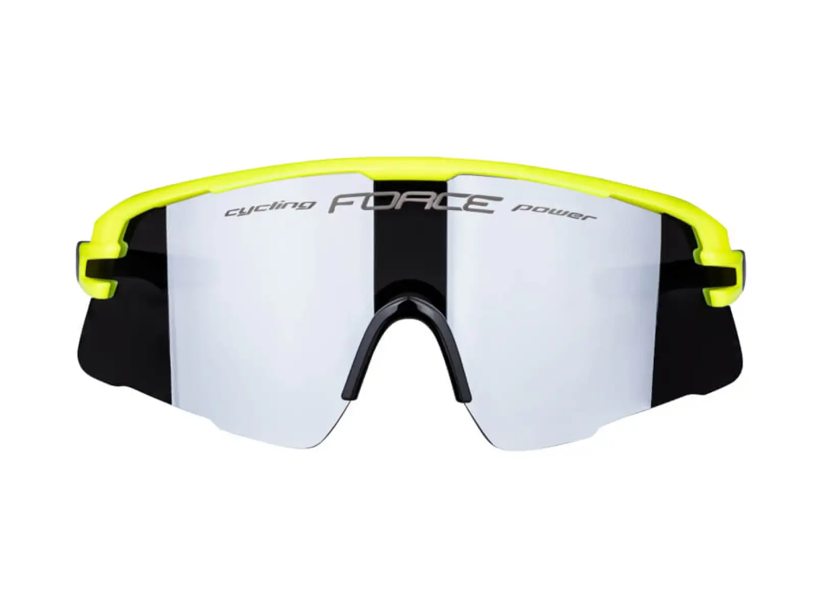 Force Ambient cyklistické brýle fluo/šedá, černá zrcadlová skla