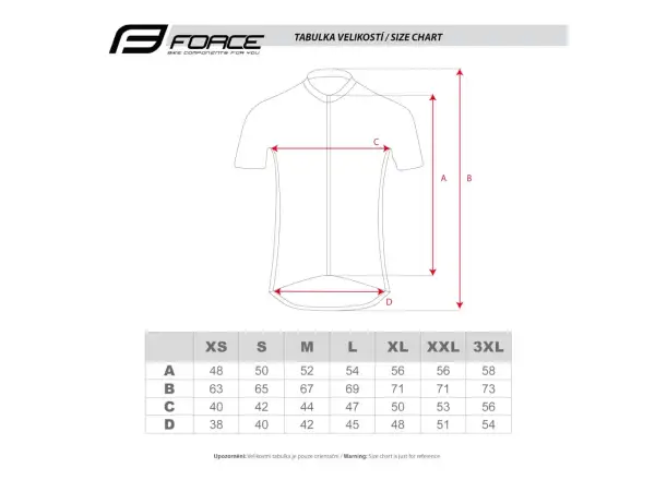 Force Smooth pánský dres krátký rukáv modrá/černá
