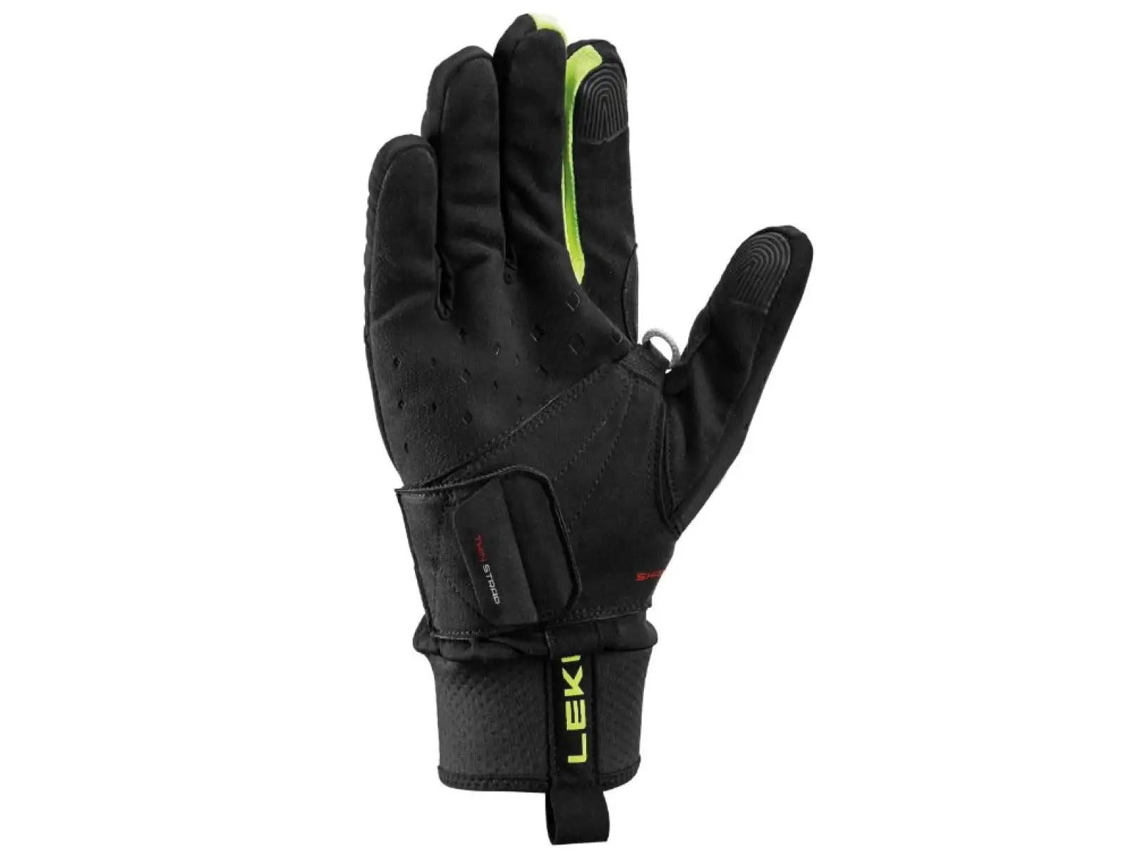 Leki PRC Shark běžecké rukavice Black/Neon yellow