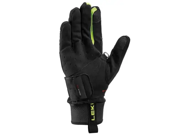 Leki PRC Shark běžecké rukavice Black/Neon yellow