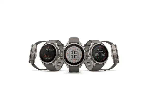 Garmin Fénix 9 Pro inReach Solar 47 mm chytré hodinky Titanium Pebble Gray/Silver Gray