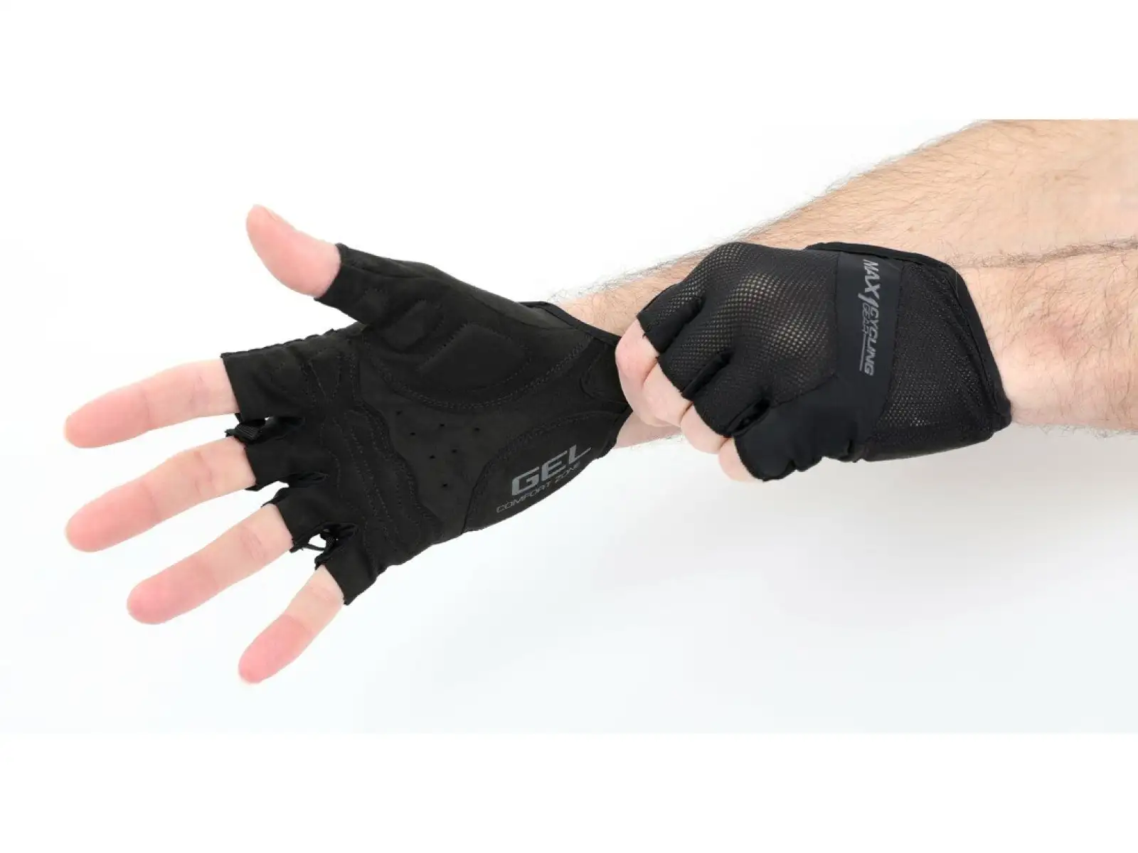 MAX1 krátkoprsté rukavice Black