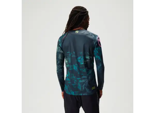 Endura Tropical Print LTD pánský dres dlouhý rukáv Grey