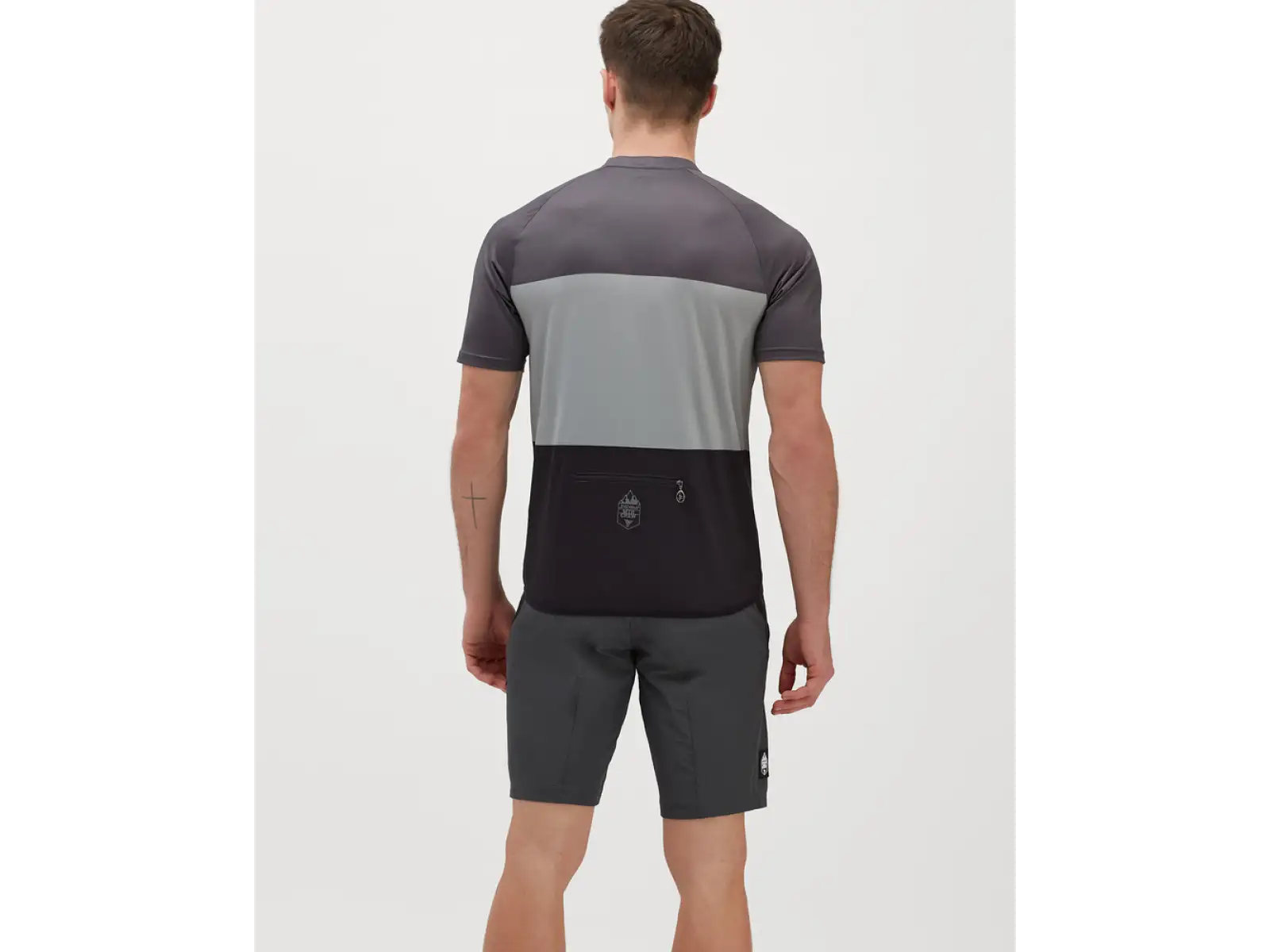 Silvini Turano Pro pánský dres krátký rukáv cloud/black