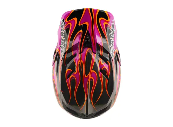 Troy Lee Designs D4 Carbon MIPS přilba Torched Carbn/Magenta