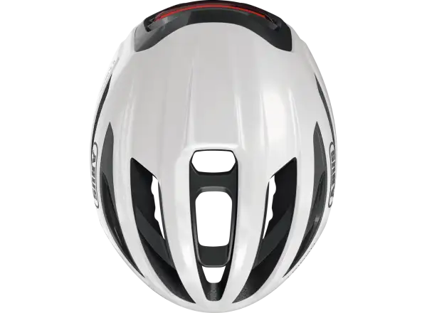 Abus Taipan LED gravel přilba Shiny White