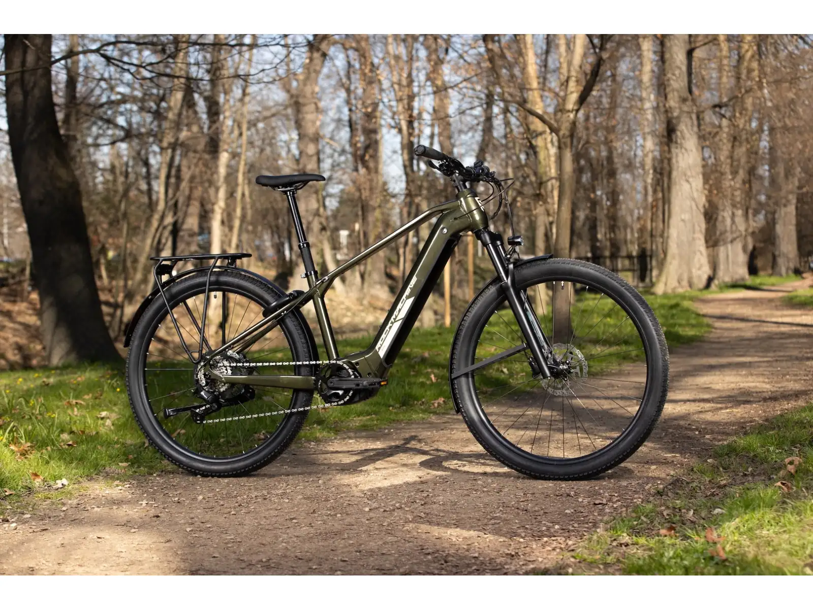 Rock Machine eBlizz B70T horské elektrokolo Gloss Dark Forest