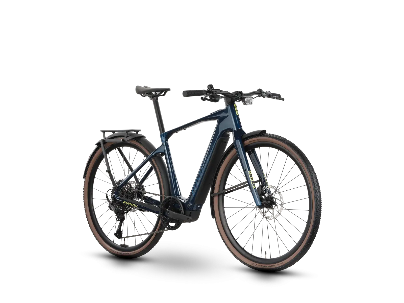 Raymon Norza Comp Commute oceanblue gravel elektrokolo