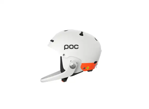 POC Artic SL MIPS lyžařská přilba Hydrogen White/Fluorescent Orange