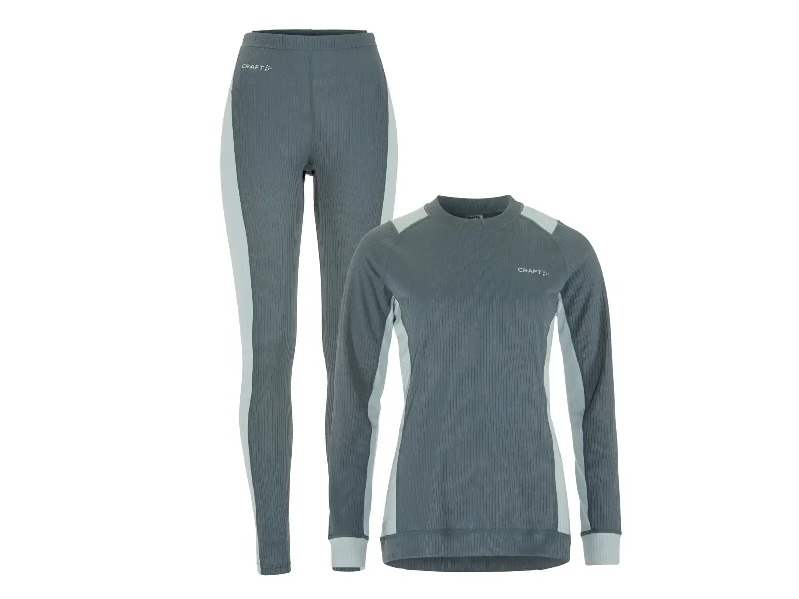 Craft Core Dry Baselayer dámský set triko dlouhý rukáv+kalhoty modrá