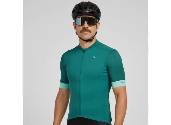 Silvini Carnio pánský dres krátký rukáv Olive Ocean