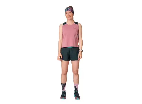Dynafit Sky Crop Top dámské triko bez rukávů Mokarosa