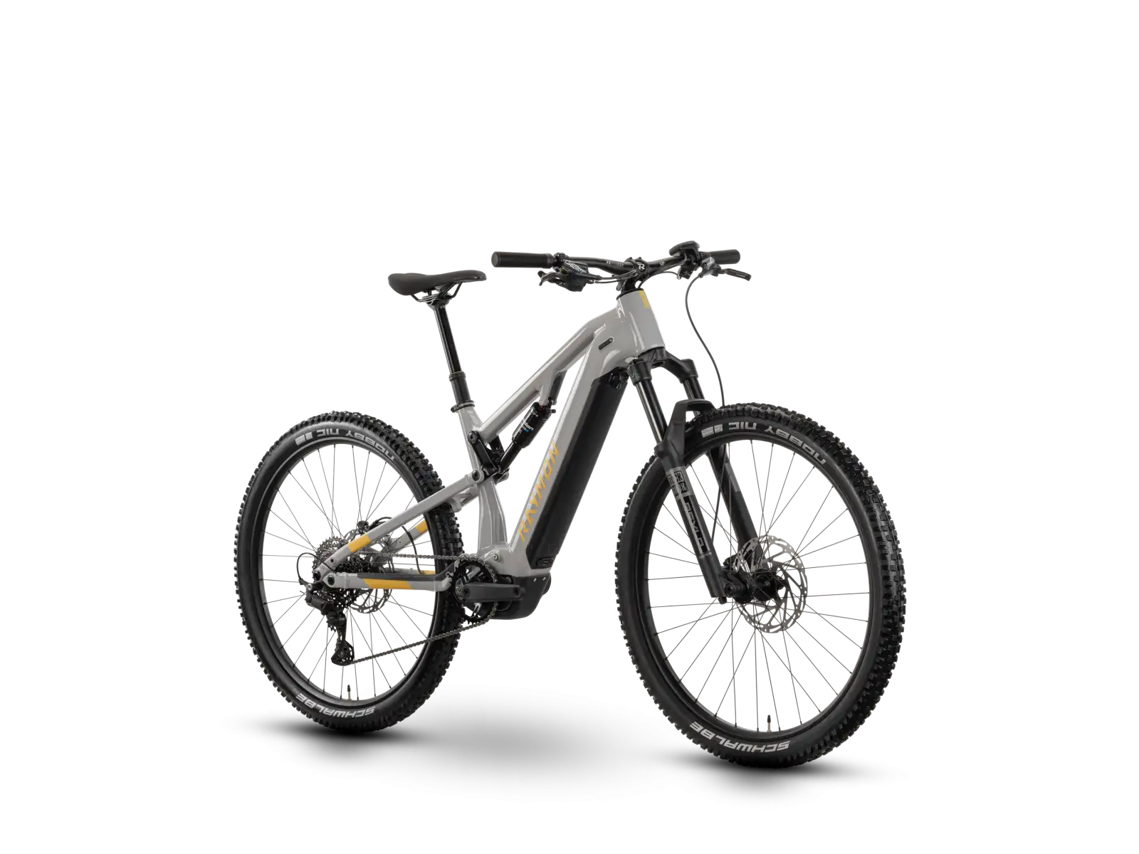 Raymon Trailray 120 Pro celoodpružené elektrokolo timelessgrey/mustard