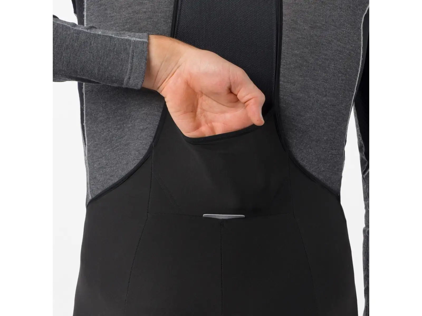 Castelli Sorpasso Pro pánské kalhoty s laclem a vložkou Black