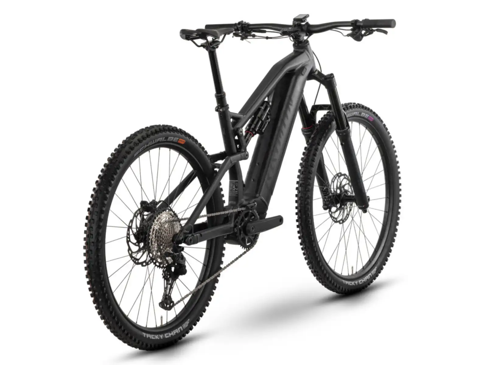 Raymon Trailray 170 Pro celoodpružené elektrokolo Black Stealth/Iridiscent