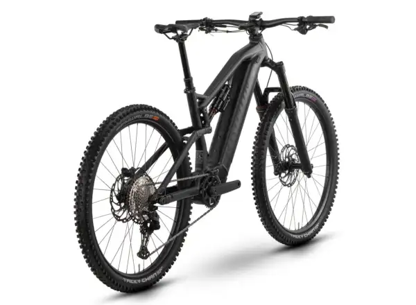 Raymon Trailray 170 Pro celoodpružené elektrokolo Black Stealth/Iridiscent