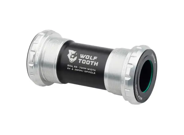 Wolf Tooth středové složení BSA pro Shimano 24 mm Raw Silver