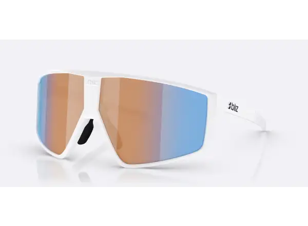 Bliz P002 sluneční brýle Matte White/Nano Optics Nordic Light Coral/Orange Blue Mult