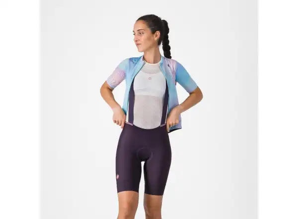 Castelli Prima 2 DT dámské kraťasy s vložkou a laclem Dark Night Shade/Deep Purple