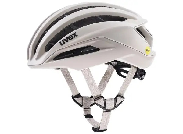 Uvex Surge Areo MIPS silniční přilba Warm Grey Matt