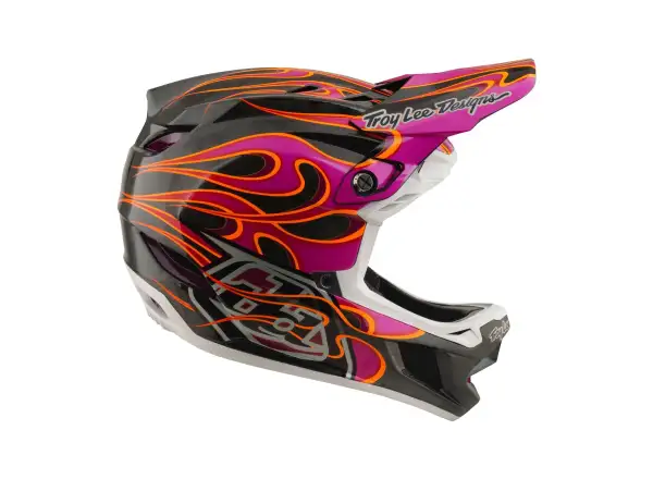 Troy Lee Designs D4 Carbon MIPS přilba Torched Carbn/Magenta