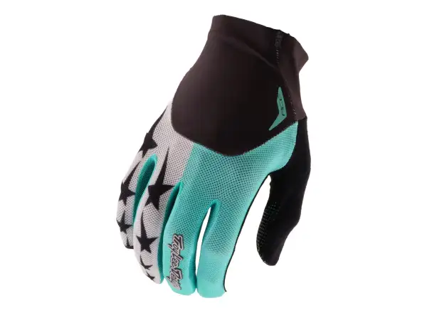 Troy Lee Designs Ace Yo Moto Real cyklistické rukavice Teal