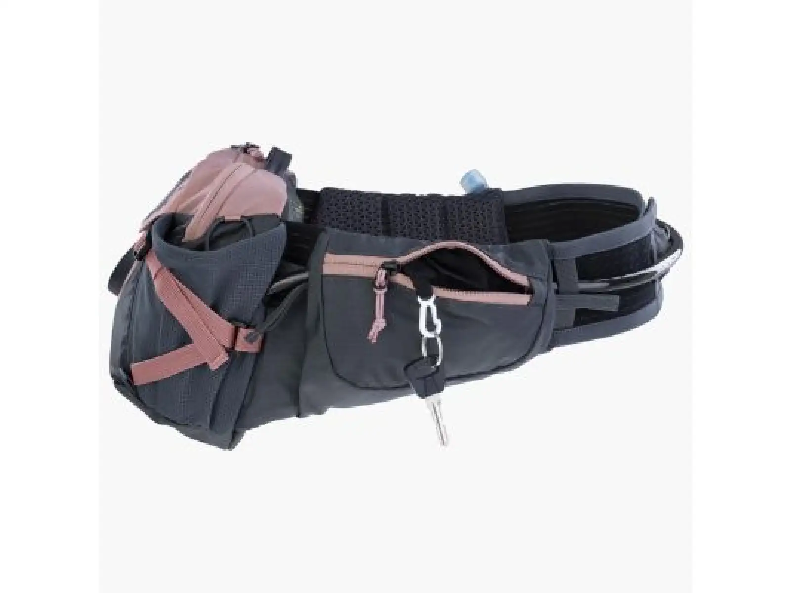 Evoc Hip Pack Pro 3 l ledvinka Dusty Pink/Carbon Grey + pitný vak 1,5 l