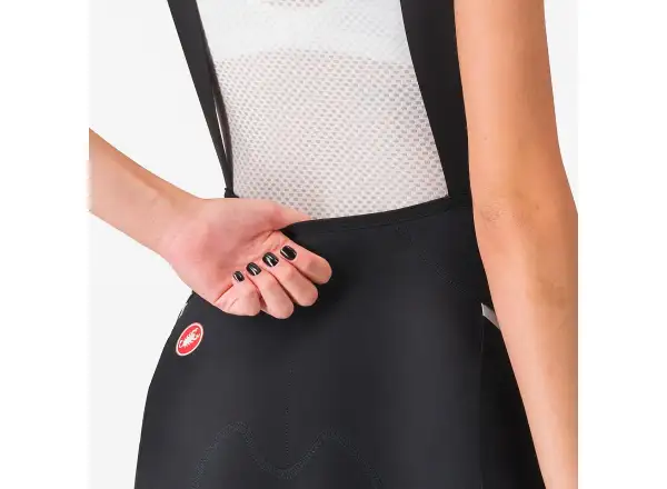 Castelli Velocissima 3 dámské kraťasy s laclem Black/Silver
