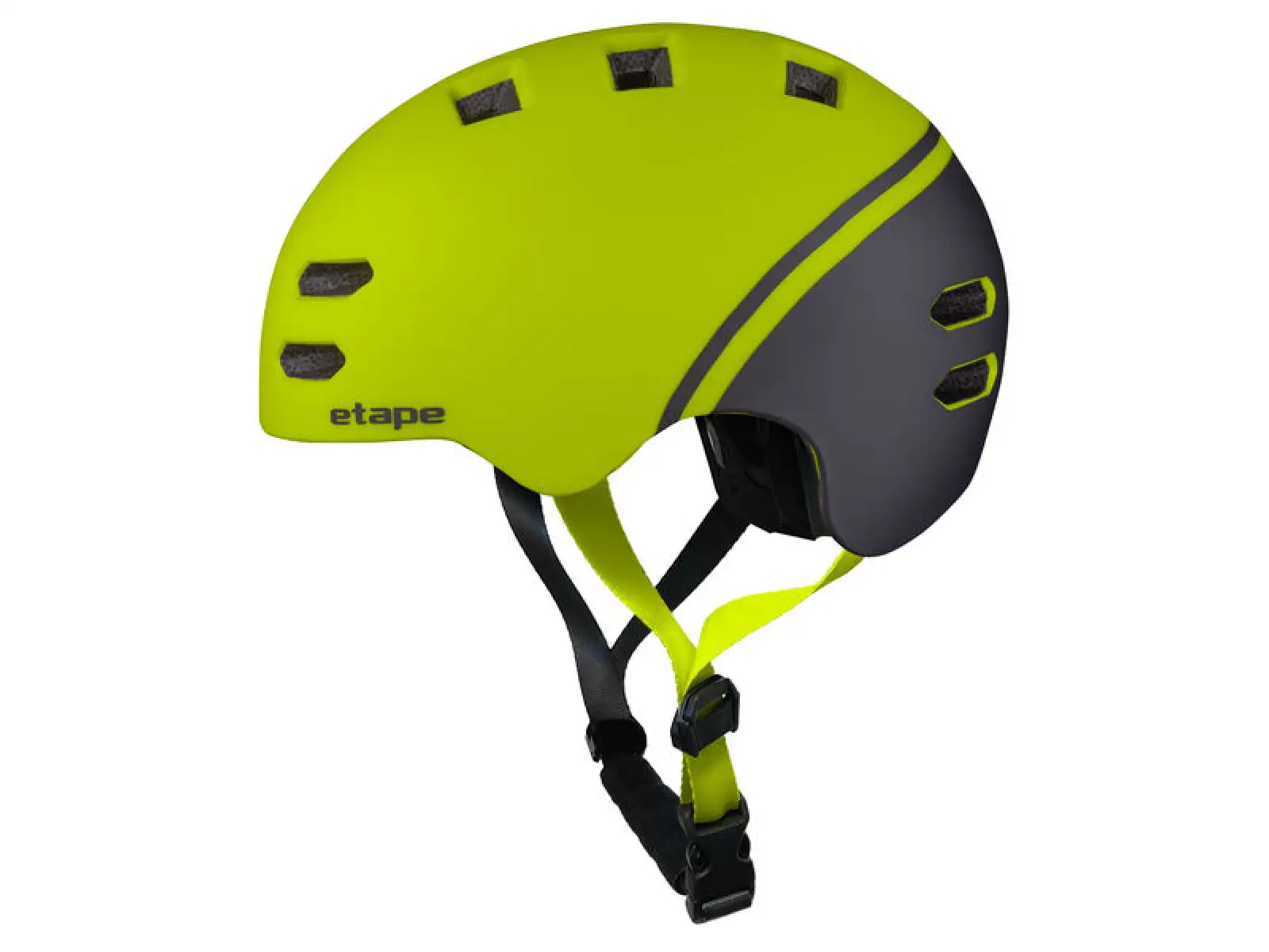 Etape Buddy dětská přilba lime/antracit