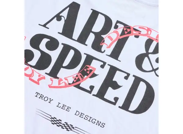 Troy Lee Designs pánské triko Pink Slips White