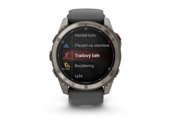 Garmin fenix 8 Pro 51 mm AMOLED Sapphire chytré hodinky Titanium Graphite/Black