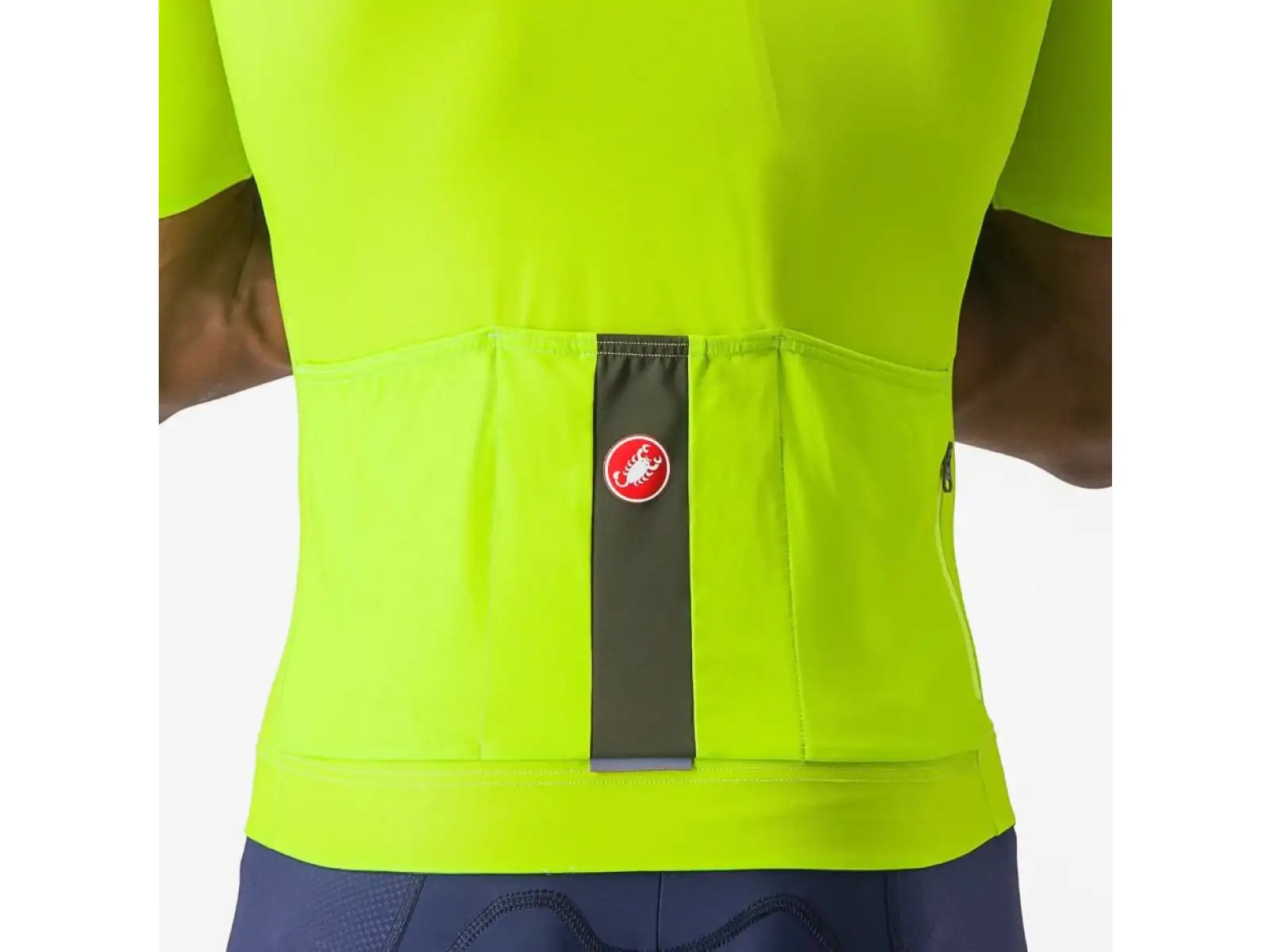 Castelli Elements pánský dres krátký rukáv Electric Lime