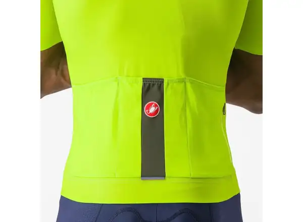 Castelli Elements pánský dres krátký rukáv Electric Lime