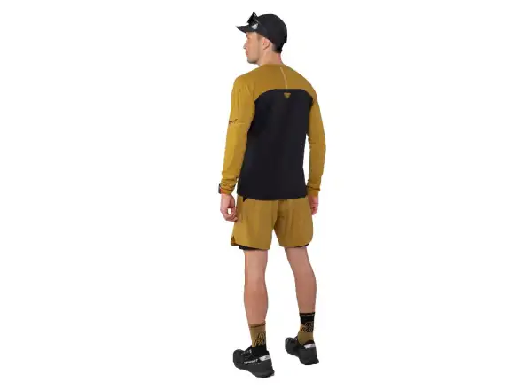 Dynafit Alpine Pro pánské triko dlouhý rukáv Black Out/Tobacco