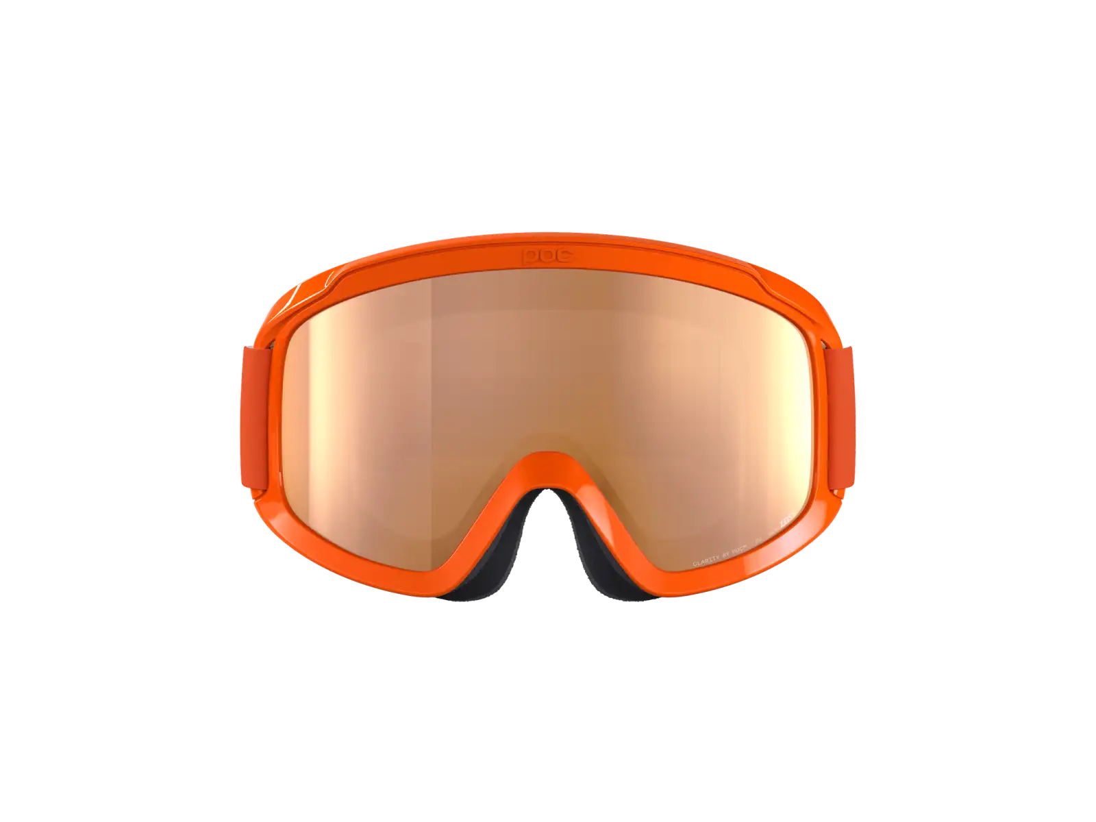 POCito Opsin dětské lyžařské brýle Fluorescent Orange/Partly Sunny Light Orange