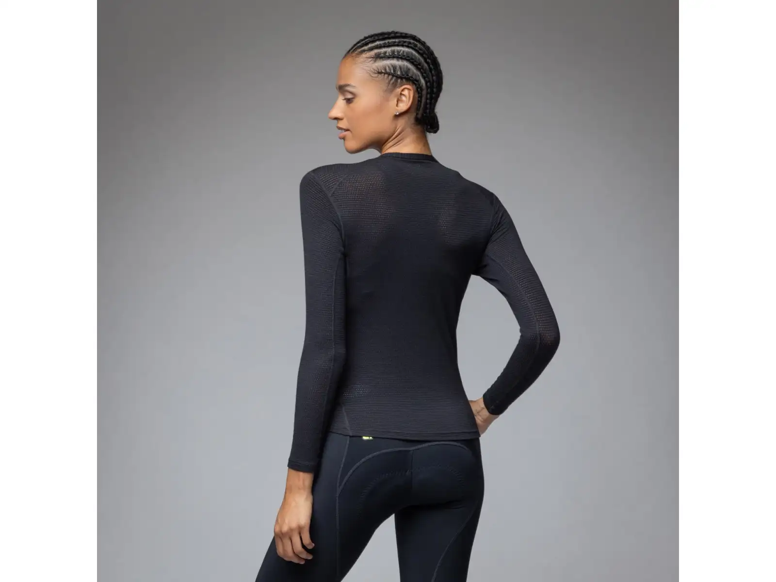 Alé Intimo Merino dámské spodní triko dlouhý rukáv Black