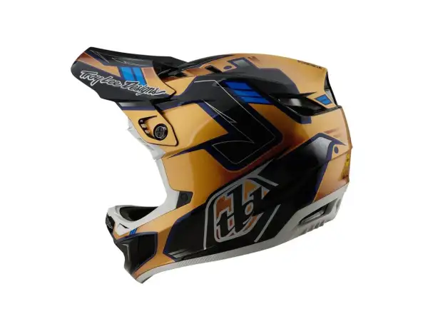 Troy Lee Designs D4 Composite integrální přilba Royalty Black/Gold