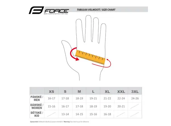 Force Hot Rak Pro 3+1 rukavice černá