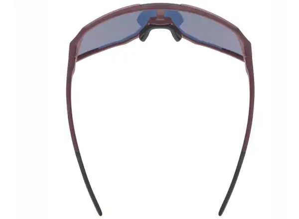 Uvex Sequenze CV cyklistické brýle Burgundy matt/Mirror Red