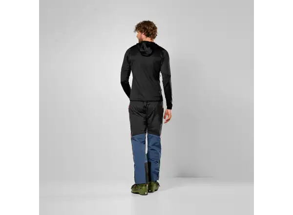 Salewa Sella Crevasse Hooded pánská mikina Black Out
