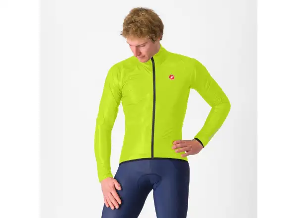 Castelli Squall Shell pánská bunda Electric Lime