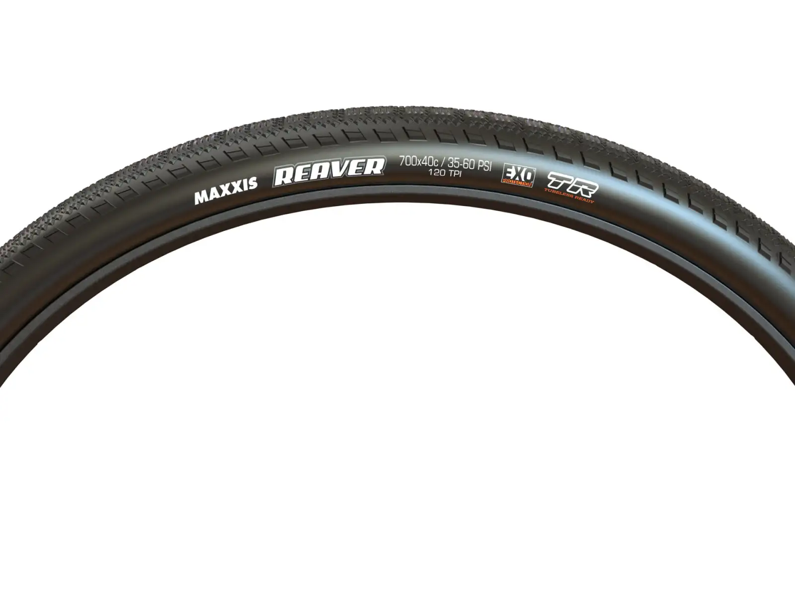 Maxxis Reaver 700x40C EXO TR gravel plášť  kevlar Black