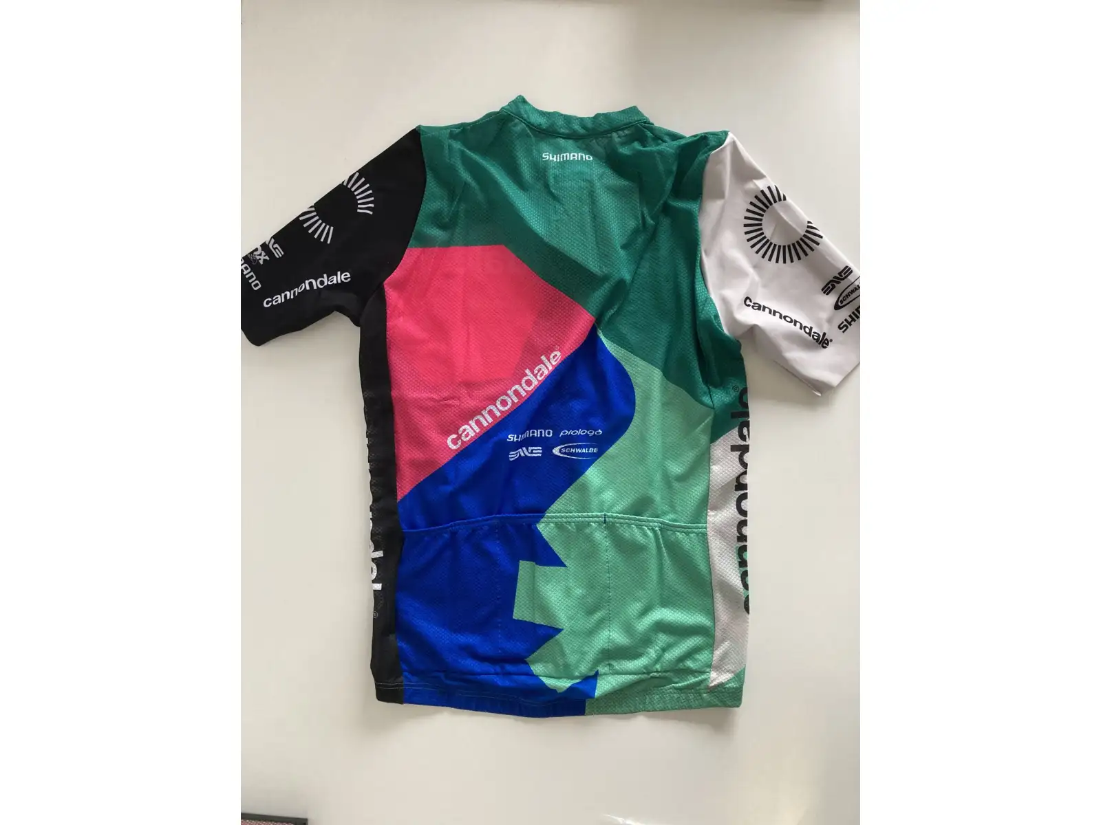 Cannondale CFR Replica pánský dres krátký rukáv zelená/modrá